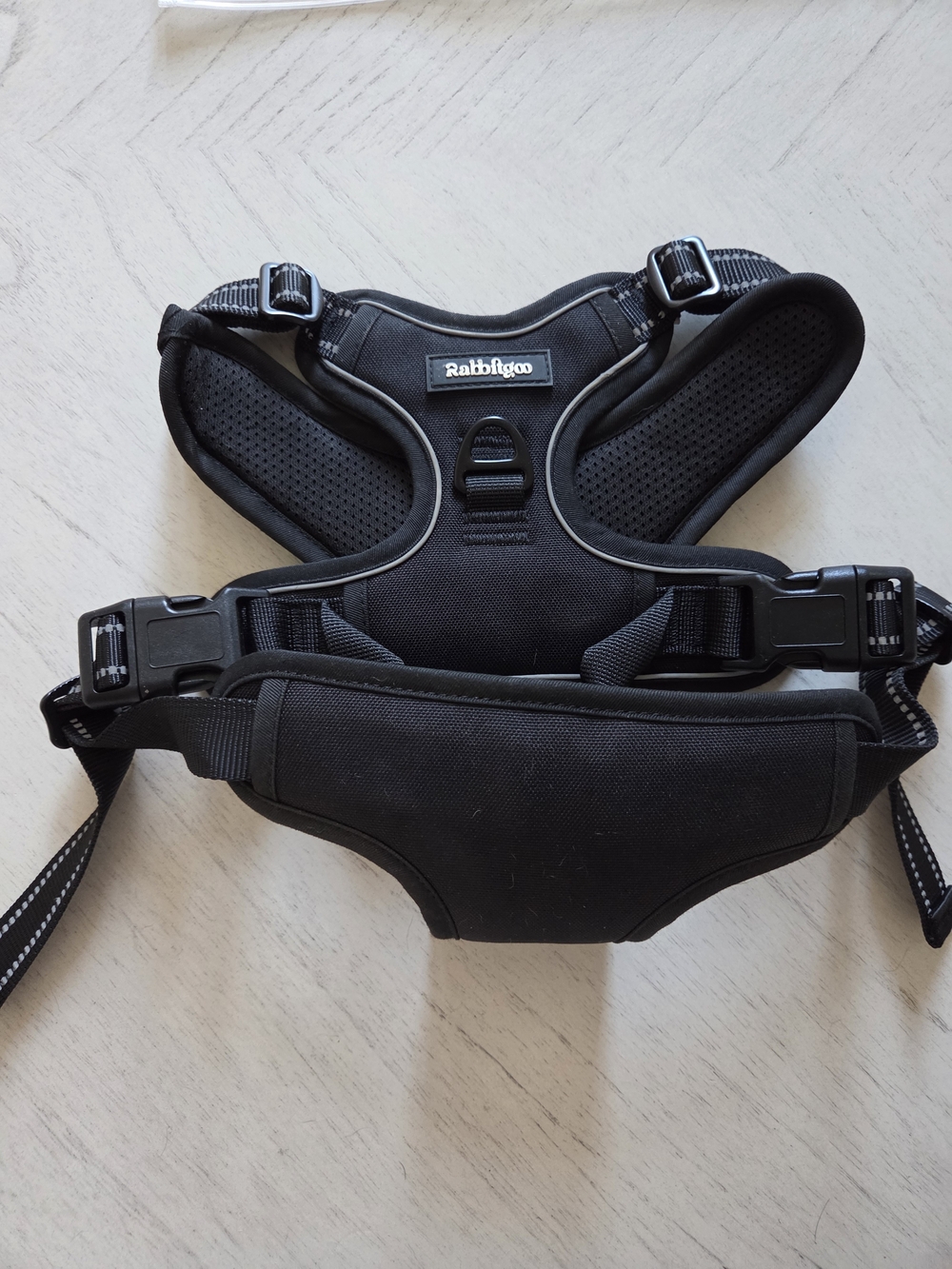 rabbitgoo Dog Harness with 2 Leash Clips No-Pull Reflective Vest for Large Dogs